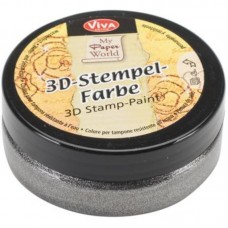 3d Stempel Farbe 50ml_Viva Decor Steel Metallic 915